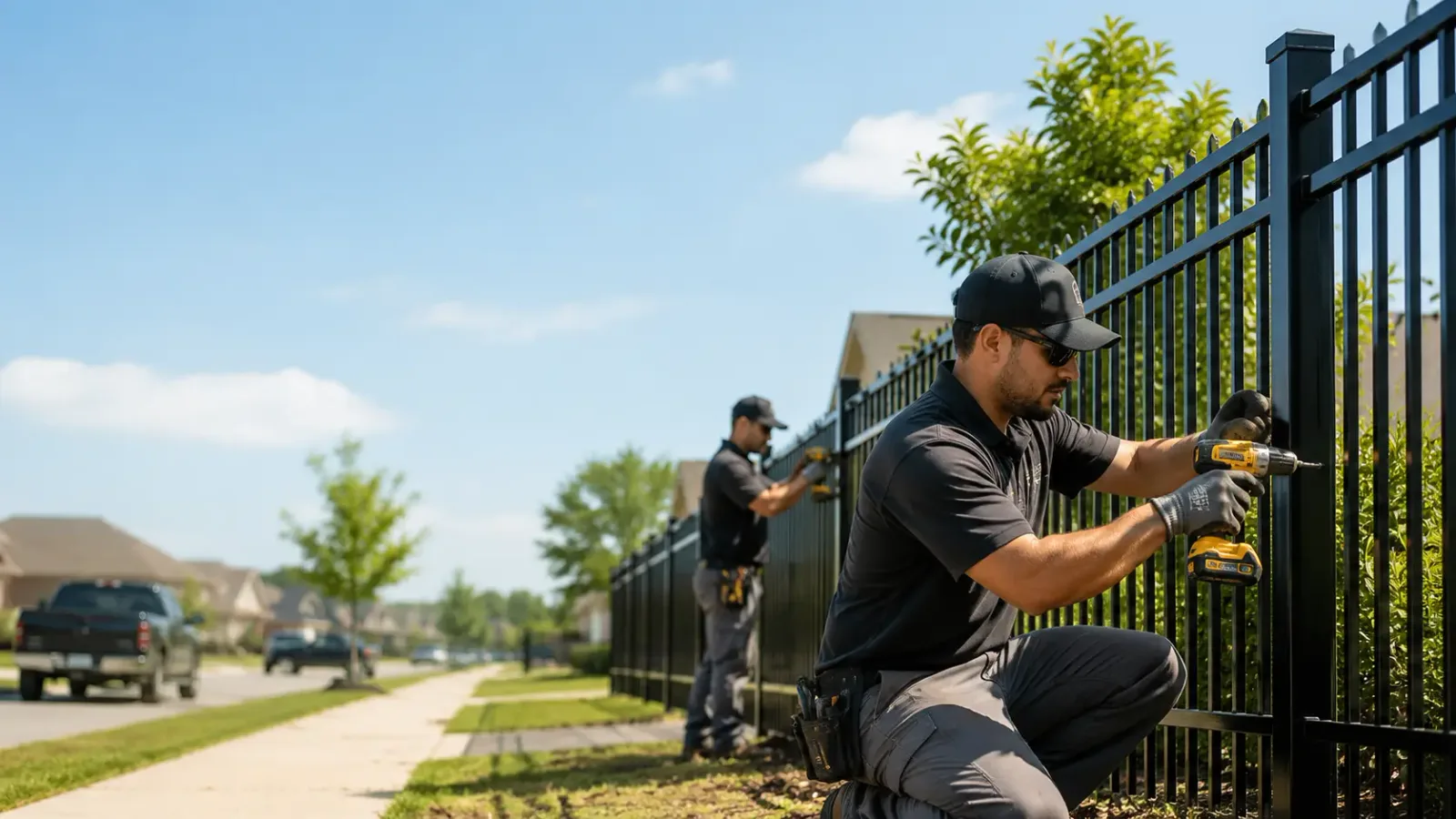 Metal Fence Installation in Glynn, LA